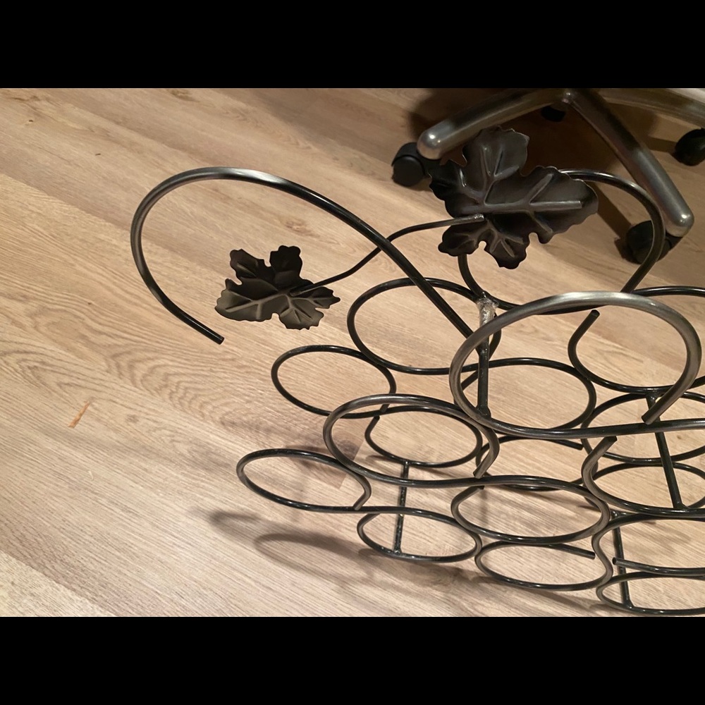 Metallic Wine Holder Decorative - Picture 4 of 4